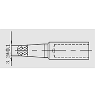WELLER MXT C ເຄັດລັບ Soldering (3.2mm)