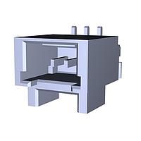 Molex 501940-0503 Shrouded 1mm PicoClasp SMT SR 5CKT VRT HDR GLD PLT