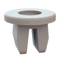 Essentra Components 60SGN00011 ກຣອມເມດ ນັດ Grommet Nut, .275x.290 ຮູ, .031-.125 Panel Thk