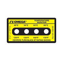 OMEGA 4A-A-120 Non-Reversible, Four point Horizontal Temperature Label (150 °F)