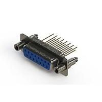 EDAC 628-M15-223-LT6 ຕົວເຊື່ອມ D-Sub - ຕົວເຊື່ອມ D-Sub ປະເພດຄວາມໜາແຮງມາດຕະຖານ ແບບຕັ້ງຕົວຢ່າງຕັດຈັດ