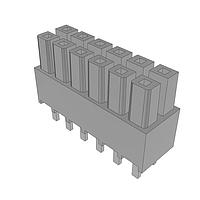 Samtec IPS1-106-01-S-D ພາວເລີ້ມໃຫ້ກັບບອດ .100" Mini Mate(R) ອິສເລດພາວເລີ້ມຕໍ່ຕົວເຊື່ອມພວມຊອກເກັດ