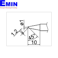 HAKKO T12-BCF1Z ເຫຼັກ soldering