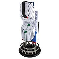 HellermannTyton UFCIRBXXCXX ຕົວເຊື່ອມເສັ້ນແສງ Fiber Optic Connectors UFC IR 30 port B-Length, No Trays, PP, Black, 1/pkg