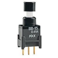 NKK Switches BB15AP-FA ສະຫງວນ SPDT ON(ON) ມີຝາດດຳ