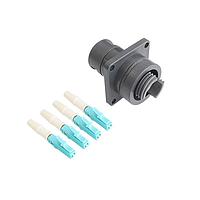 Bulgin PXEB5422C001 ສາຍສະບັບຫຼາຍໂມດ 4 ຊ່ອງທາງຕິດຕັ້ງ Flange ໄປຫາ LC Connector