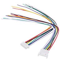 Adafruit 4986 ການປະກອບສາຍສະເພາະຮູບສະແກນສີ່ແກ້ວ 1.25mm Pitch 6-pin Cable Matching Pair - 10 cm ຍາວ - ສອດຄ່ອງກັບ Molex PicoBlade