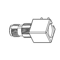 Amphenol RF 031-6294 ຕົວເຊື່ອມ PCB ມຸມຂວາ ຕົວເຊື່ອມ PCB ປະຕູຫຼັງ
