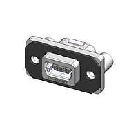 Amphenol Commercial Products MUSBB15104 ຂໍ້ຕໍ່ Mini USB ປະເພດ B Rugged RA Mini USB B