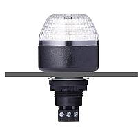 Auer Signal 801726405 ເຄື່ອງສະແດງສະຫຼຸບ Steady Beacon ITM M22 ຕິດຕັ້ງບົດປະກອບ LED ຫຼີ້ນຫຼາຍສີ 24 V AC/DC ຊັດເຈນ, ສີດຳ