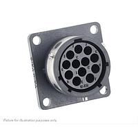 Eaton Souriau-Sunbank UTGX01492S ຮອບຮອງຮູບສີ່ແຂນຮອບຮອງ, ບໍ່ມີຫົວຄຸມດ້ານຫຼັງ, ສໍາລັບ 12 ຕິດຕໍ່ຍິງ, IP68/69K