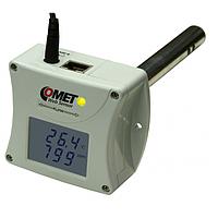 Comet T6545 WebSensor - ເຄື່ອງວັດແທກຄວາມເຂັ້ມຂົ້ນຂອງ CO2 ໄລຍະໄກ hygrometer, duct mount (9-30 Vdc, Ethernet)