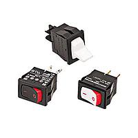 Carling Technologies 62115919-0-9-W ຊັບມິນິເມຈີວ DPST ON-NONE-OFF VISI-WH