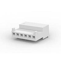 AMP Connectors - TE Connectivity 643814-6 ກອງຮັບສະບັບປິດດ້ວຍແທບ 6P ຂາວ ທິນ 24 AWG