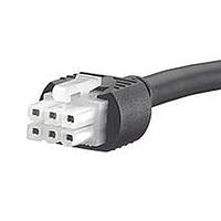 Molex 245135-0605 ເສັ້ນສາຍອ່ານສະເຫຼີມ / ເສັ້ນສາຍກະທົບ MINIFIT 6CKT CBL AY DR OVRMLD 0.5M BLK