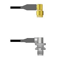 Amphenol Custom Cable Q-360490008084i ສາຍສັນຍານ RF SMA-RP/TNC-RJ RG58 84I