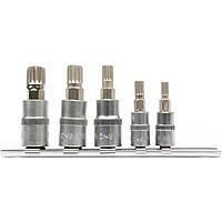 YATO YT-04360 Bit Sockets CV 5PCS (M5-M12, 1/4"-3/8")