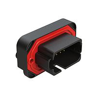 Amphenol SINE Systems AT15-18PD-BM02BK ຕົວເຊື່ອມ 18 ຕຳແໜ່ງ, ຕິດຕັ້ງຢູ່ບ່ອນຕິດຕັ້ງ Flange ແບບຕົວຕິດກັບ PCB, ຕິດຕັ້ງຕົວຕິດຕໍ່ທີ່ປົກປ້ອງດ້ວຍທາງທອງ, ມີການປອດ, ມີລັກສະນະ Keyed D, ສີດໍາ