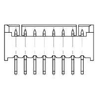 AMP Connectors - TE Connectivity 5-1734598-2 ຮອງສະໜອງສາຍແລະຮອງສາຍ 1.25 WTB HDR DIP L3.7 12 POS