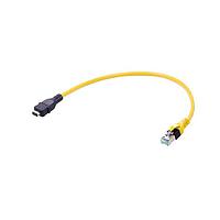 HARTING 33483147804005 ເຄື່ອງສາຍ IX Industrial Cable ix Type A OM - DB RJ45 Cat.6A PUR 0.5m