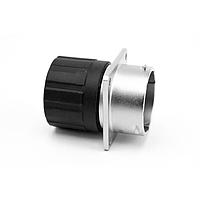 Amphenol SINE Systems RT0W01210SNHEC03R ຕົວເຊື່ອມຕໍ່ຮັບສະຫນອງ, ຂົວສີ່ແຫຼງ, 10 ຕຳແໜ່ງ, ຜູ້ຍິງ, ຂະໜາດເປົ້າ 12, ຢາງຊິໂລຄອນ, ແລະຝາປິດທ້າຍມີການປິດສາຍແບບລະອຽດທີ່ມີຂະໜາດຫຼຸດ, ຂະໜາດ 14-24 AWG