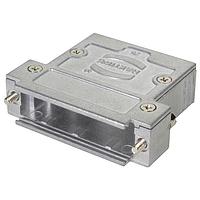 HARTING 61030012117 ຝາຫົວ D-Sub Backshells D-Sub 9pin Inducom Metal Hood ສະບັບ 3, 2 ທາງເຂົ້າດ້ານເທິງ, ນັ້ມຫຼັກ 4-40UNC, ມີບລັອກດິນພາຍໃນ