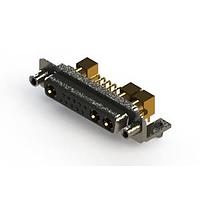 EDAC 630-13W3240-7TD ຕູ້ຕິດຕໍ່ D-Sub ປະສົມມຸມຂວາ ຕູ້ຕິດຕໍ່ພະລັງງານ Combo D-Sub