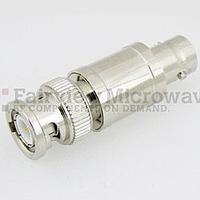 Fairview SA03B-05 5 dB Fixed Attenuator BNC Male To BNC Female Up To 3 GHz Rated To 2 Watts With Brass Nickel Body