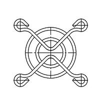 Sunon FG-4 ກະບອງປ້ອງກັນນິ້ວພັກລົມ, 40mm, ເຫລັກ