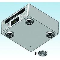 Essentra Components SVF-1 ບັມເປີ / ຕີນ ຕີນ, ກະທົບ/ສະຫວັນ, ສີດຳ, 1.5 ນິ້ວ OD