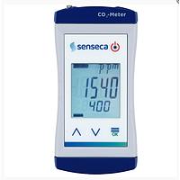 Senseca ECO 420-20-AQ ຈໍພາບ CO₂ ຂະໜາດກະທັດຮັດພ້ອມສັນຍານເຕືອນ (0 ... 2000 (max 10000) ppm CO₂)