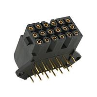 Eaton Souriau-Sunbank SMS18GE5 ຮອດເດີ 18P QIKMATE SOCKET R/A PC BOARDMOUNT