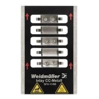 Weidmuller 1341110000 ປ້າຍຊື່ແລະຕິດຕັ້ງສາຍສະແກນ INLAY SFX-M 11/60