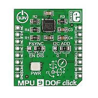 Mikroe MIKROE-1719 ຕິດຕາມການເຄື່ອນໄຫວ MPU 9DOF click