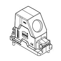 HARTING 19405101612 Hoods 10B HPR ຮູດຄອມແພກ LC (ແຄງແຄງ), ລອກດ້ວຍກຸ່ມສະໝຸດ, ການເຂົ້າ 45 ອົງສາ, M32