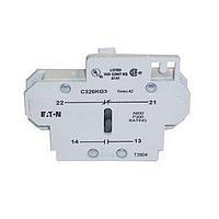 Eaton C320KGY1 ຕິດຕໍ່ຊ່ວຍການຄວບຄຸມເມື່ອງມະນຸດສະເພາະ 1NO AUX ມີສະແກນພິເສດ STD=C320KG1