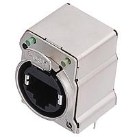 Amphenol Audio RJX8FB5HGYEB XLR XLRnet ປະເພດ B HOR CAT5e ສີຂຽວ/ເຫຼືອງ ກັບຄຸ້ມກັນ