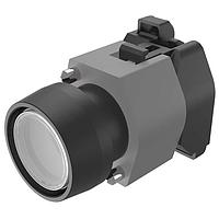 EAO 704.006.7 ຕົວບອກຢູ່ບ່ອນຕິດຕູ້ / ຕົວບອກສະຫນັບສະຫນູນສະຫນາມ IND RND FLUSH MNT W-BLUE LENS