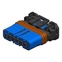 JAE Electronics MX80A06SZ1C ຕົວເຊື່ອມ CONNECTOR SOCKET HOUSING 6 CONTACT KEY C 2.54MM