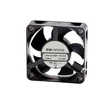 Same Sky (formerly CUI Devices) CFM-3510BF-190-277 ພັງລົມການຫາຍໃຈທົນທານທີ່ມີແນວແກ້ວ DC, 35 mm ສີ່ແຫຼ່ງ, 10 mm, 12 Vdc, ລົມລົງ, 9000 RPM, 5.90 CFM