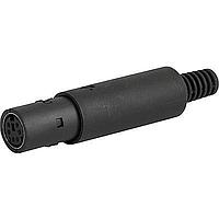 Schurter 4850.3600 ຂໍ້ມູນການເຊື່ອມຕໍ່ DIN LINE SOCKET 6 POLE