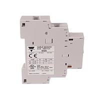 Carlo Gavazzi GSX20 ອຸປະກອນຕິດຕັ້ງ ສະຫນ້າຂ້າງ ສະຫນຶກຊ່ວຍສໍາລັບ GMS-32, GMS-63 ແລະ GMS-100 ມີຕິດຕໍ່ລະເລຍທີ່ເປີດປົດປົກກະຕິ 1 ແລະປິດປົກກະຕິ 1.