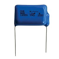 Cornell Dubilier (CDE) QAS104K122D039 ຄອງສະຕິບຟິລມ Snubber 0.1uF, 1200VDC, 40.6x16.3x26.4mm, 39Ohms