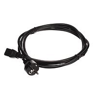 Qualtek Electronics 364002-D01 ສາຍພະລັງງານ AC ພາຍໃນ 2.5m 3x1.00 C13 EURO Power Cord