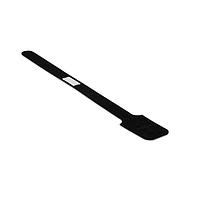 HellermannTyton GT.50X80P2W ສາຍຜັດ Hook and Loop Grip Tie ມີພື້ນທີ່ຂາຍຂຽນສີຂາວ, 8.0" x .5", PA6/PP, ສີດຳ, 10/ຊຸດ