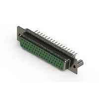 EDAC 628-M50-221-GT3 ຕົວເຊື່ອມ D-Sub - ຕົວເຊື່ອມ D-Sub ປະເພດຄວາມໜາແຮງມາດຕະຖານ ແບບຕັ້ງຕົວຢ່າງຕັດຈັດ