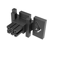 Amphenol FCI 10159684-06GLF ຮອດເດີ້ແລະກອບສາຍ MinitekPwr 3.0Dual Row RECP 6POSBlack