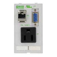 Murrelektronik 4000-68000-4010000 ໂມດູນ Ethernet I/O MODLINK MSDD SINGLE COMBI INSERT USA NEMA 5-15, 1xSUD-D9 ຍິງ/ຍິງ + 1xRJ45 ຍິງ/ຍິງ