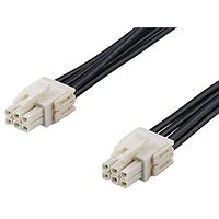 Molex 226199-2062 ການປະກອບສາຍສະແຕຣດ Micro-Fit+ F ເຖິງ Micro-Fit+ F OTS Cbl Asmy DR 150mm lgt Tin Plt 6 Ckts Nat