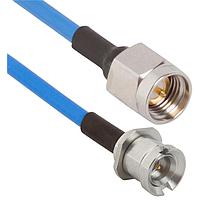 Amphenol SV Microwave MBSMP-085-MSSMA-180 ສາຍສະບັບ RF SMP M BKHD ເຖິງ SMA ຕົວຜູ້ຊາຍຕົວຊັດ M 18" Cable